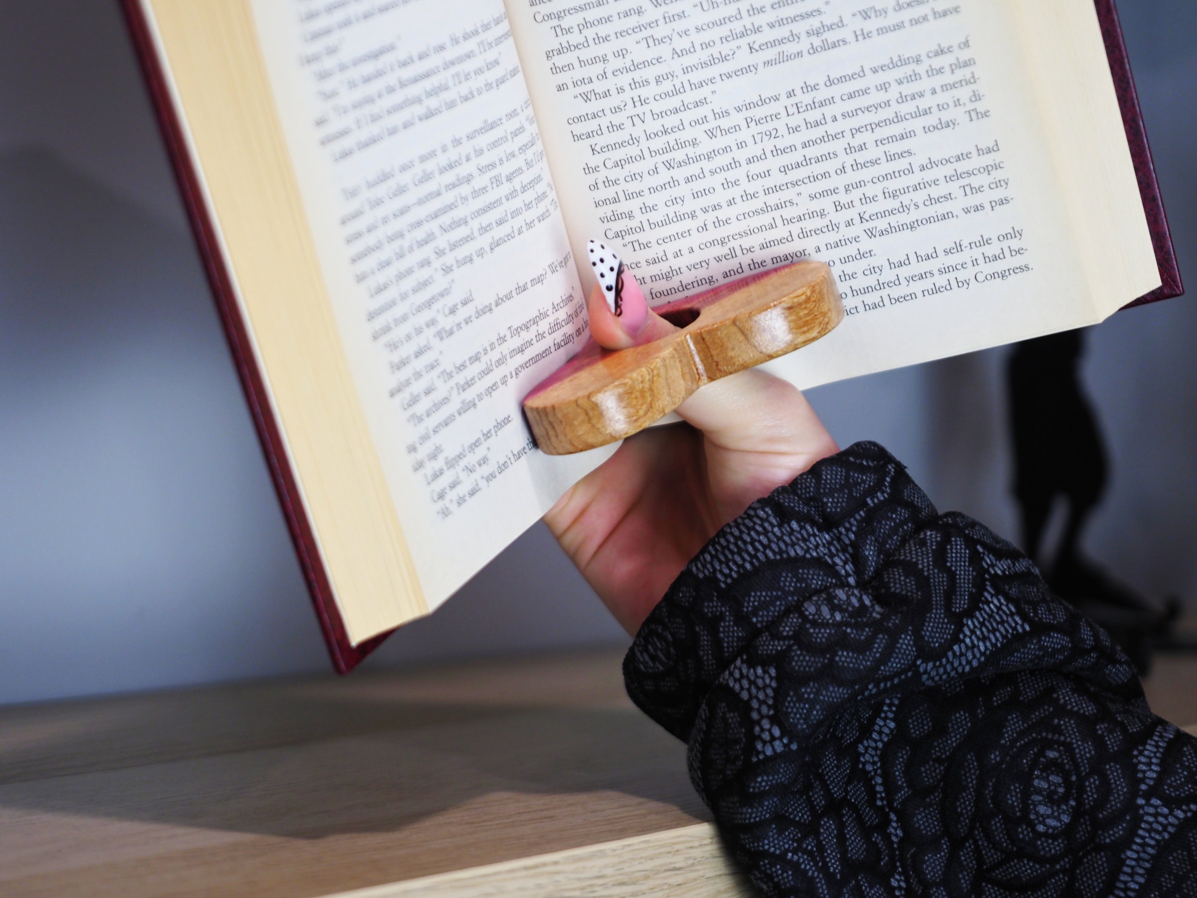 Heart Shaped Book Holder