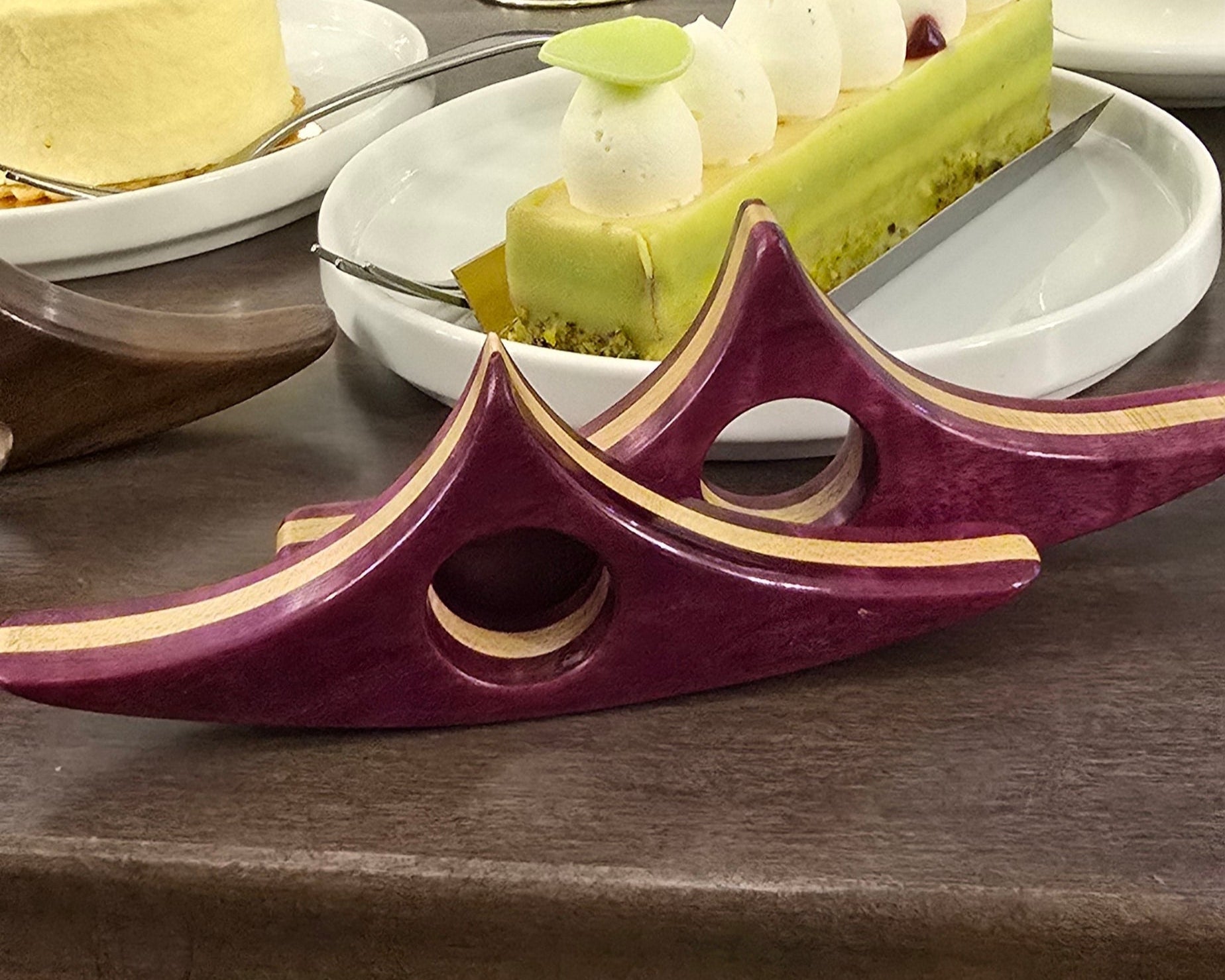 Purple Heart Bi-Color Book Holder