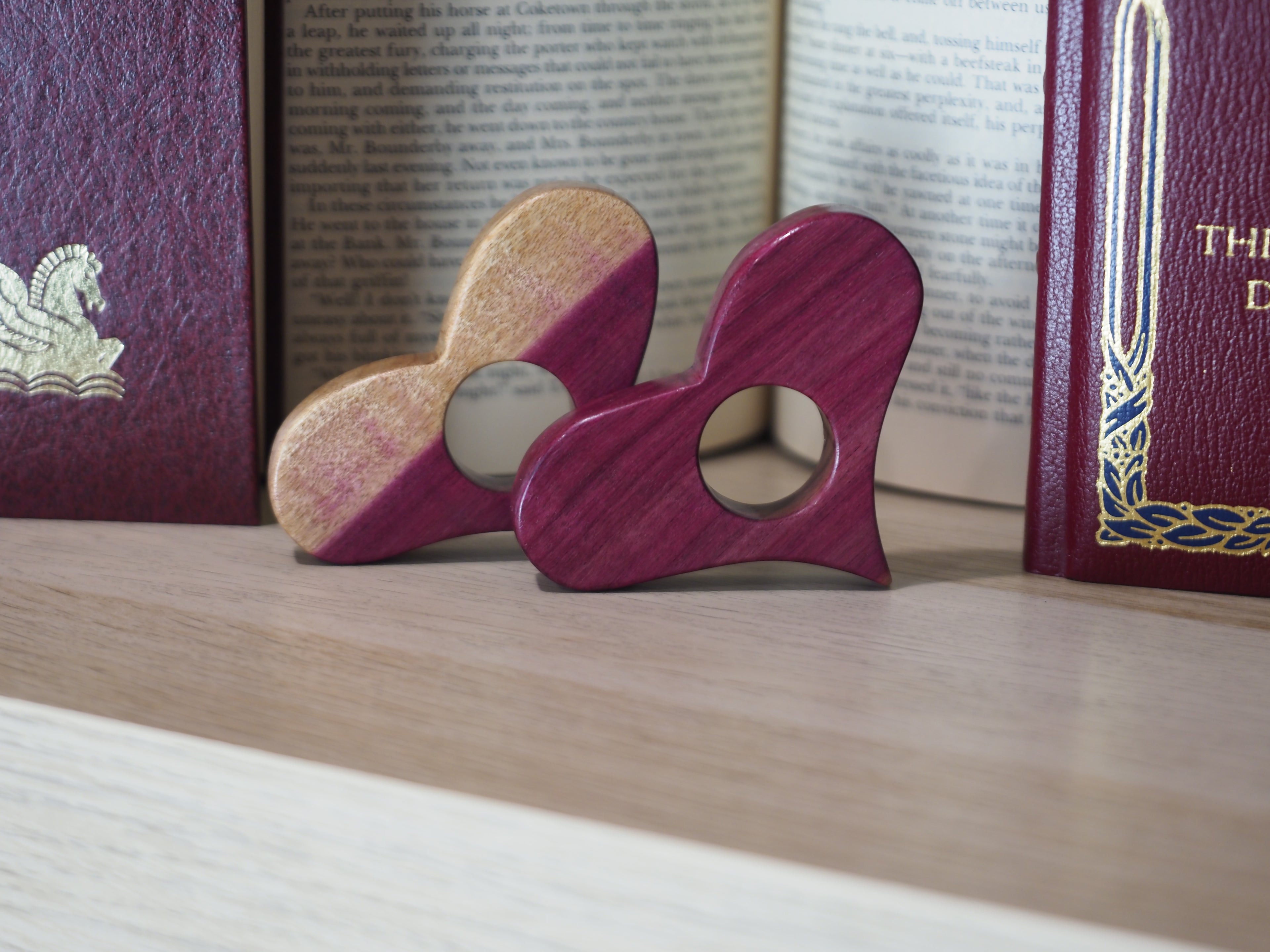 Heart Shaped Book Holder