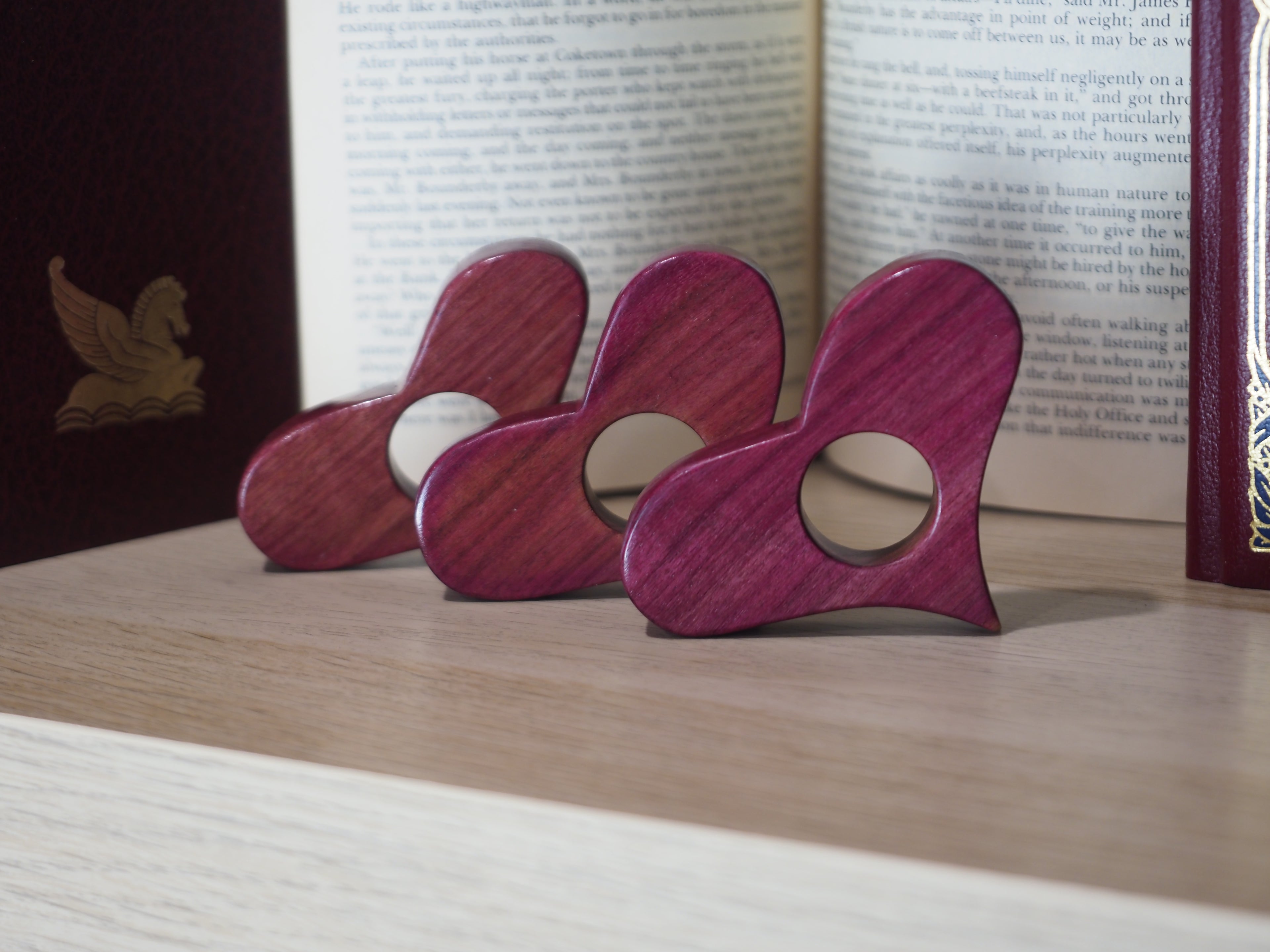 Heart Shaped Book Holder
