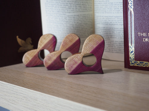 Heart Shaped Book Holder